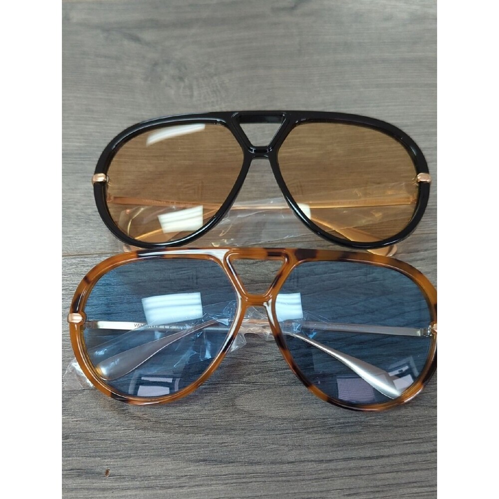 Vanlinker Women's Oversized Polarized Aviator Sunglasses 2 Pack